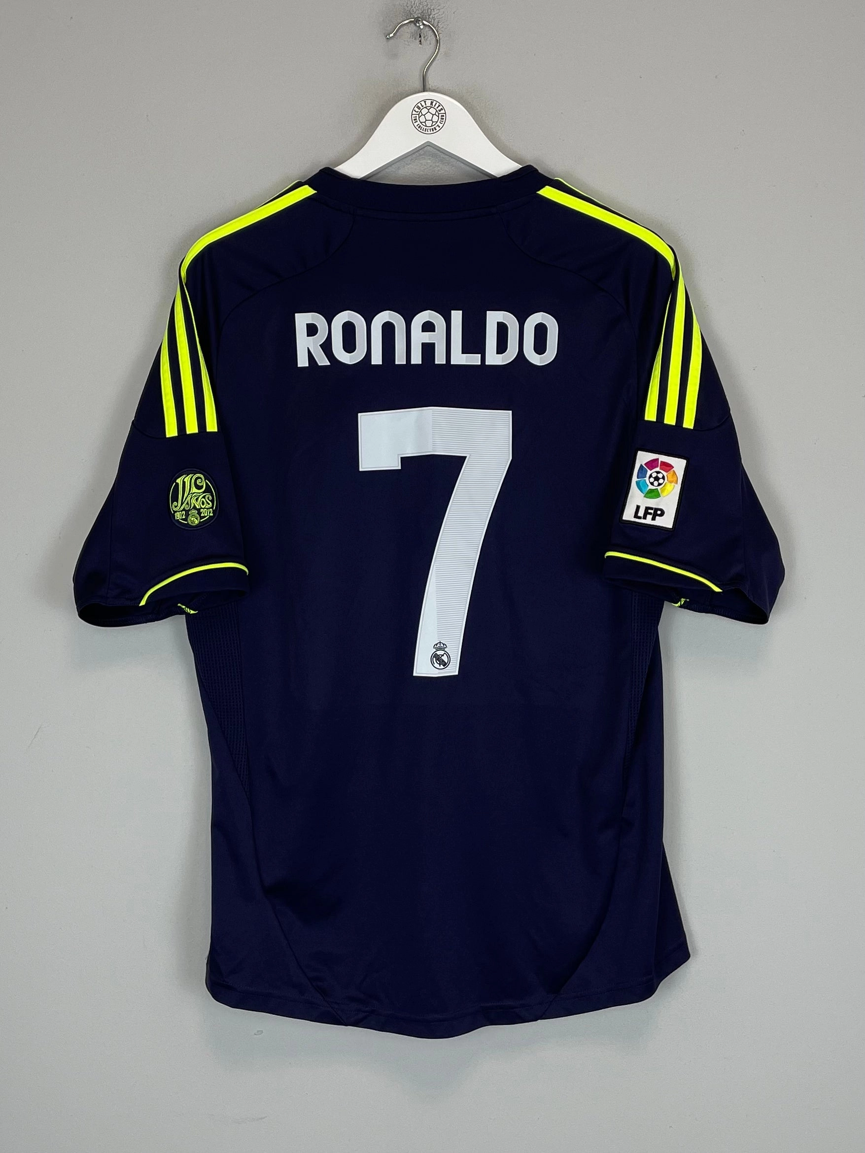 Lightweight Thermal Regulation 2012/13 REAL MADRID RONALDO #7 AWAY SHIRT (L) ADIDAS