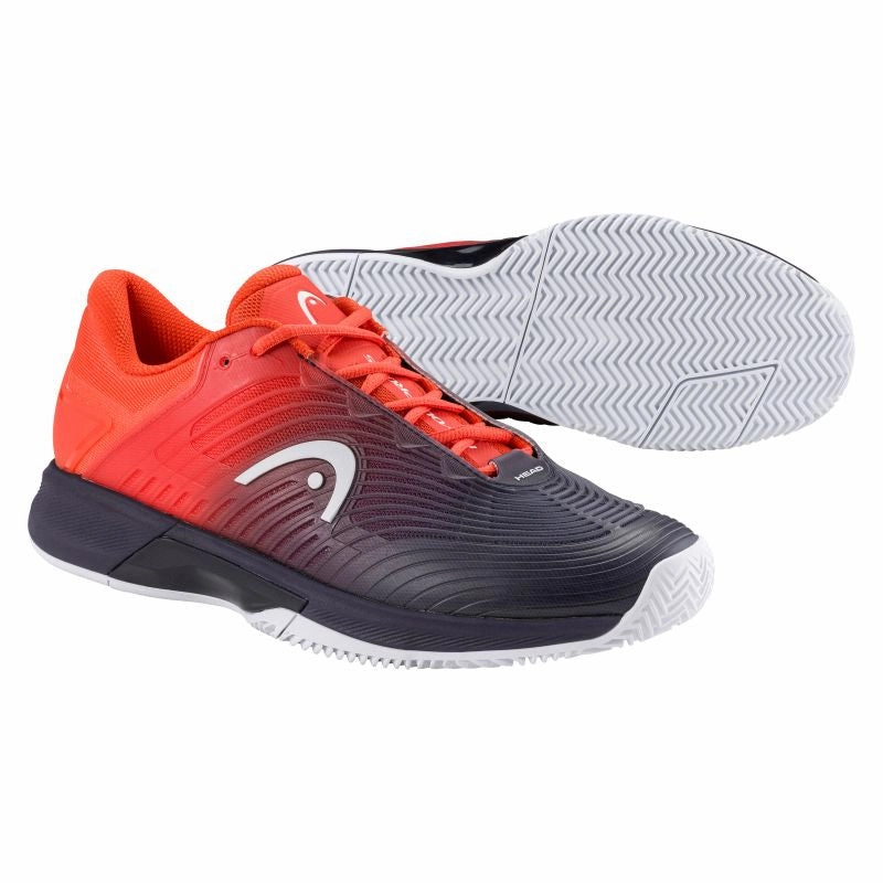 HEAD Revolt Pro 4.5 Clay D Mens Tennis Shoes running with music shoes