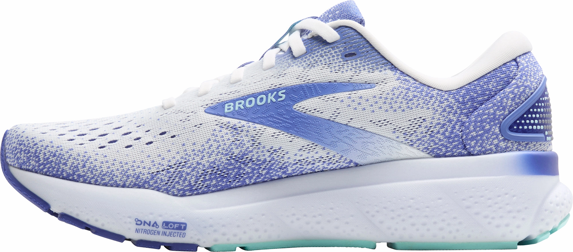 Active Steps Brooks Ghost 16 Womens Running Shoes - White