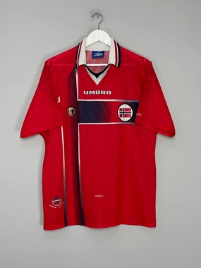 1997/98 NORWAY HOME SHIRT (L) UMBRO Chill Days