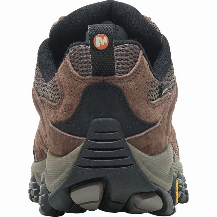 Waterproof Wear Merrell Moab 3 GORE-TEX Mens Walking Shoes - Brown