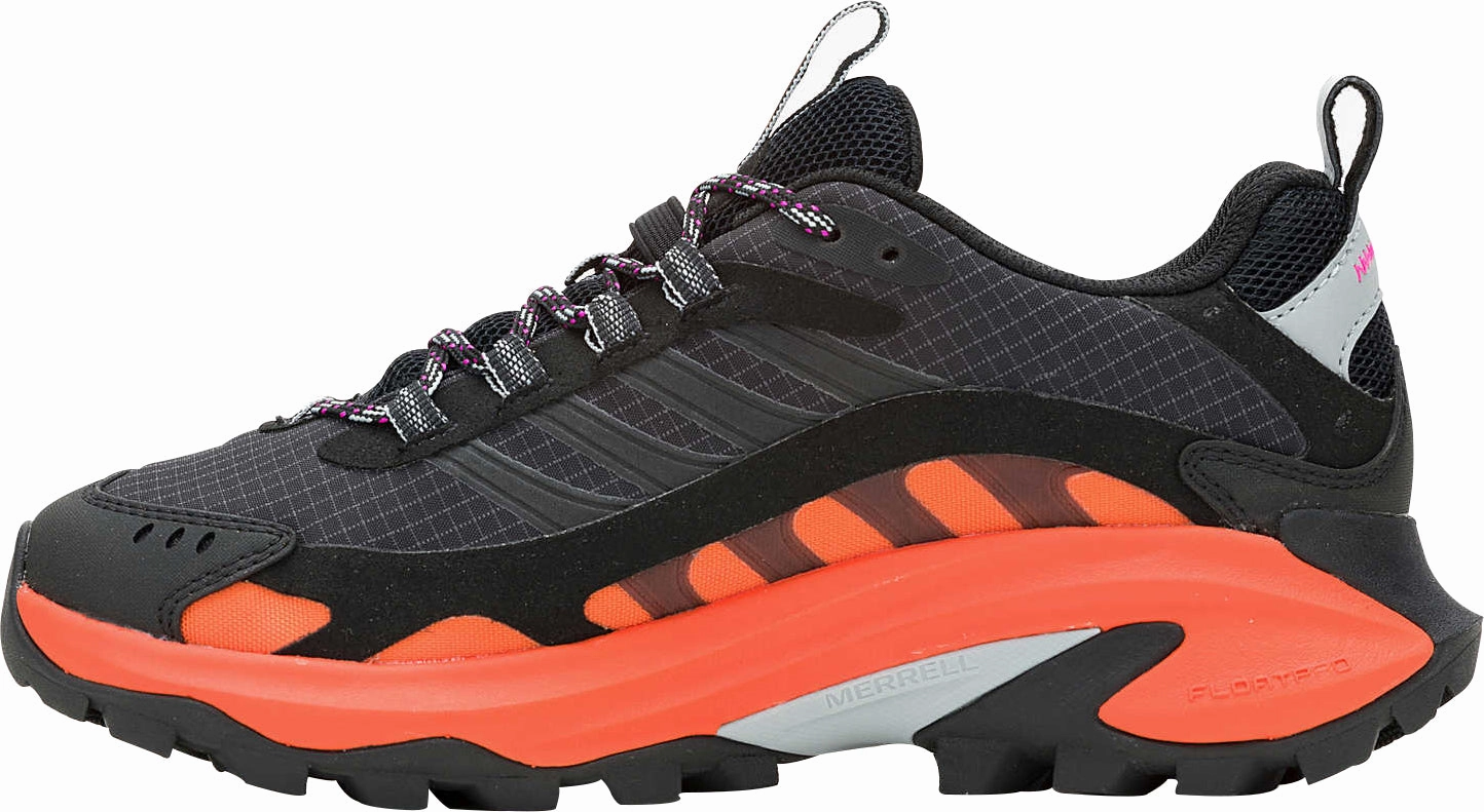 Fast Drying Footwear Merrell Moab Speed 2 GORE-TEX Womens Walking Shoes - Black