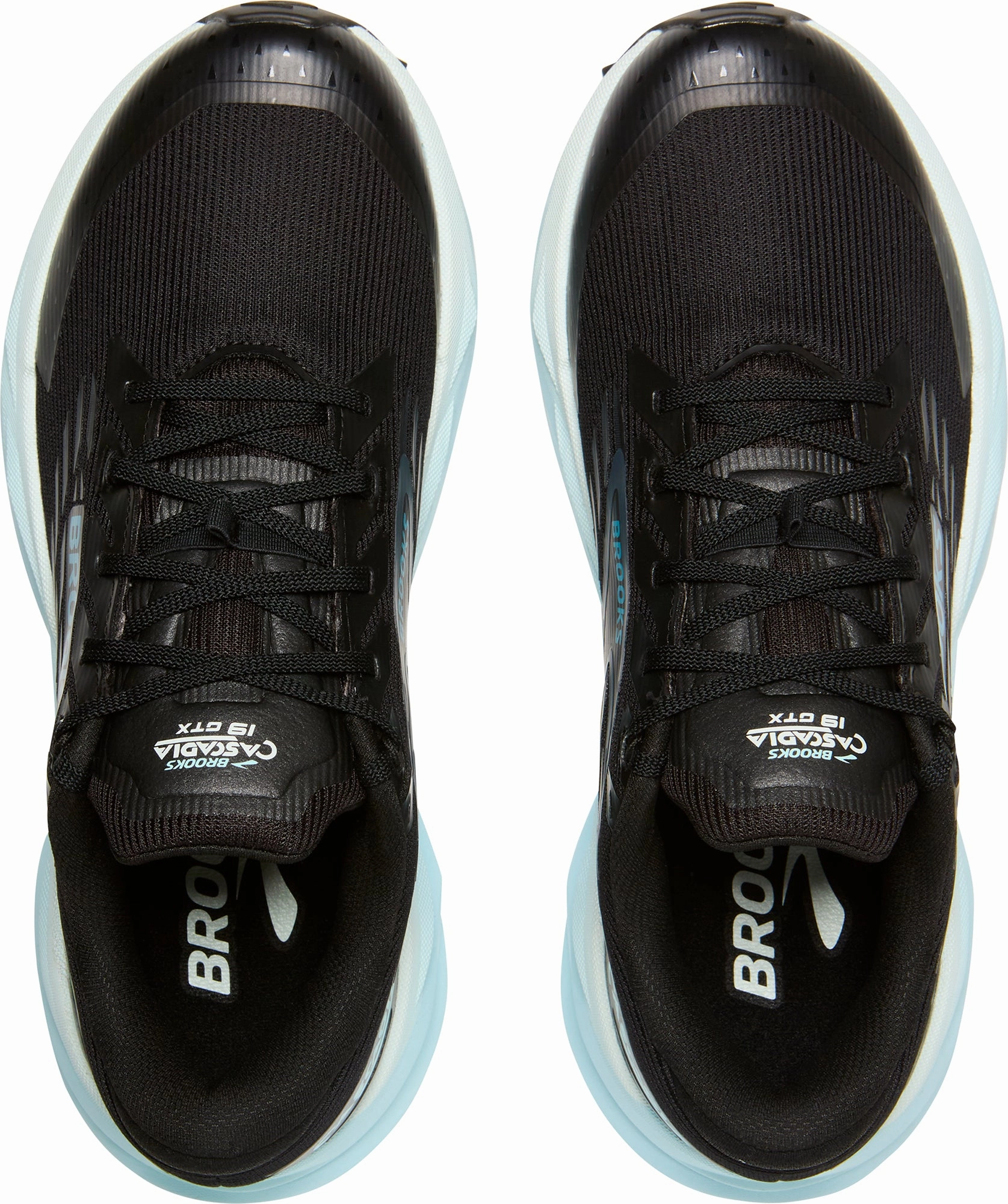 Cushioned Base Brooks Cascadia 19 GORE-TEX Womens Trail Running Shoes - Black