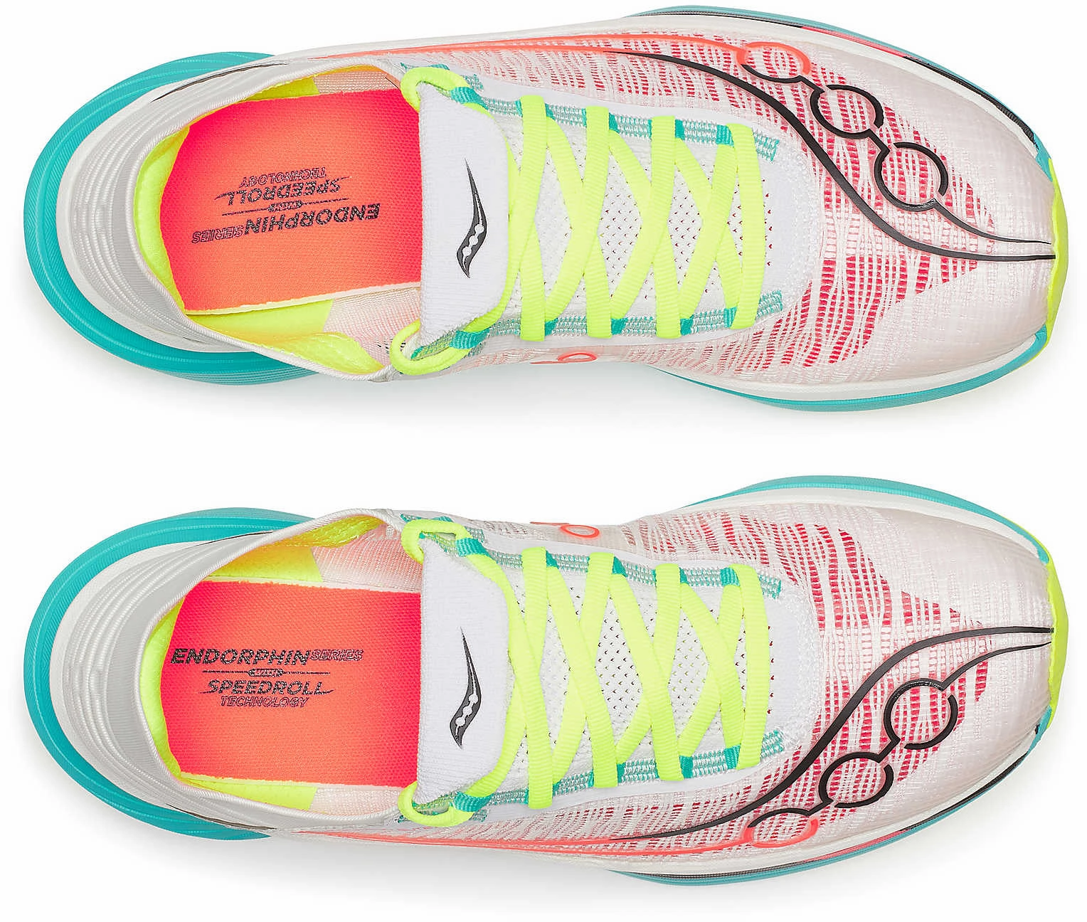 Cushioned Sole Saucony Endorphin Elite 2 Running Shoes - White