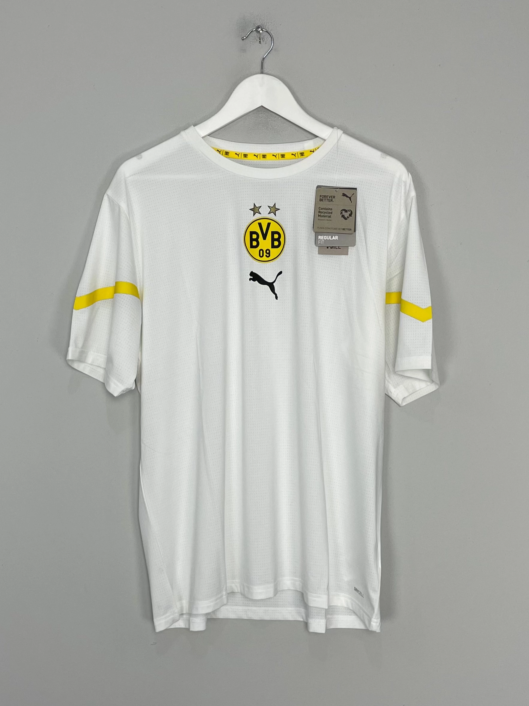 2021/22 Dortmund *BNWT* Pre-match Shirt (Multiple Sizes) Puma Tactile Surface Weave