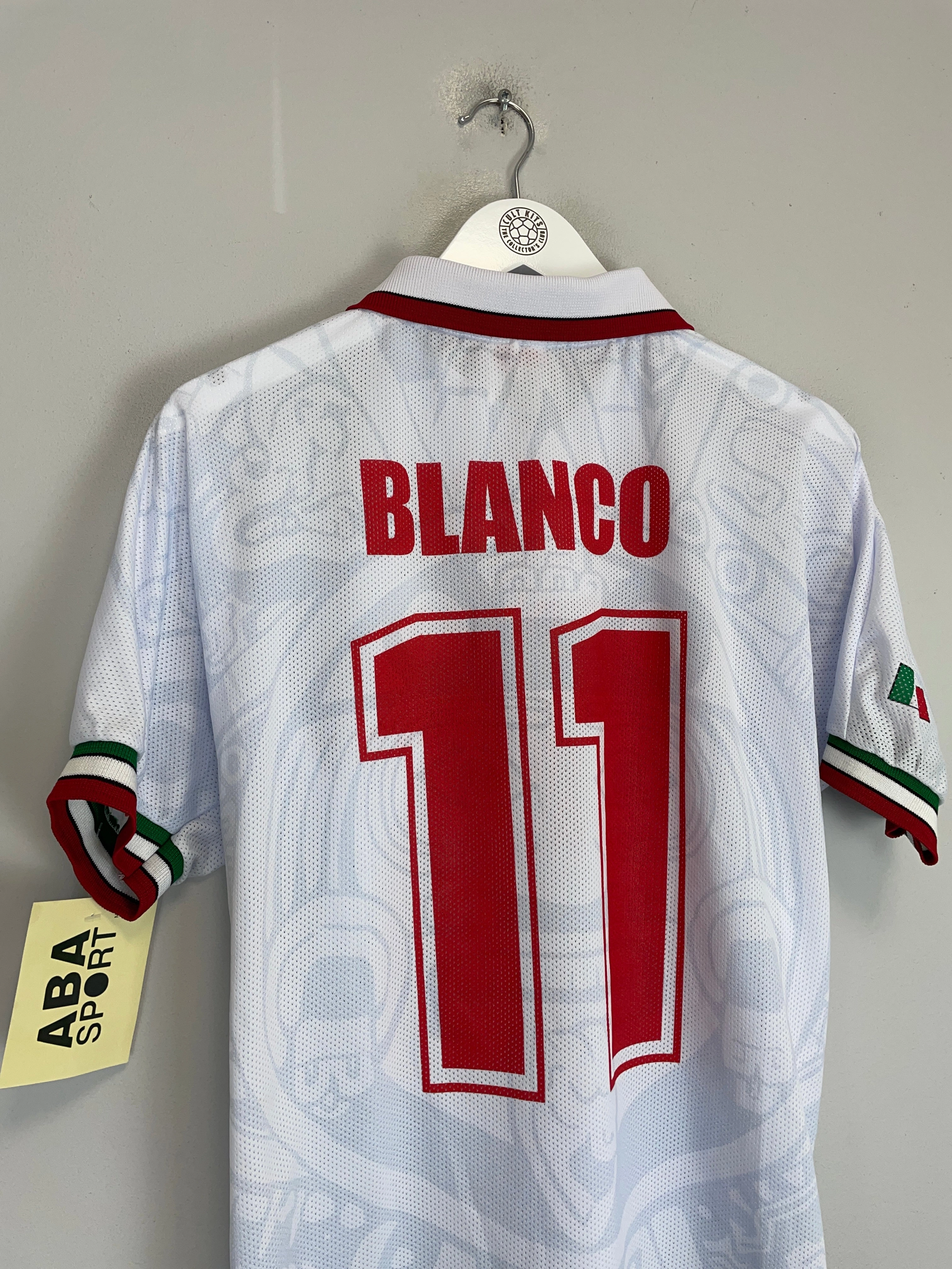 Crisp Details 1998 Mexico Blanco #11 *Reissue* World Cup Edition Away (Multiple) ABA Sport