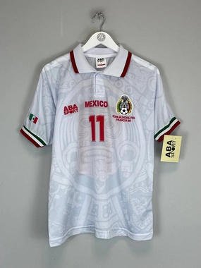 1998 Mexico Blanco #11 *Reissue* World Cup Edition Away (Multiple) ABA Sport Fitness Look