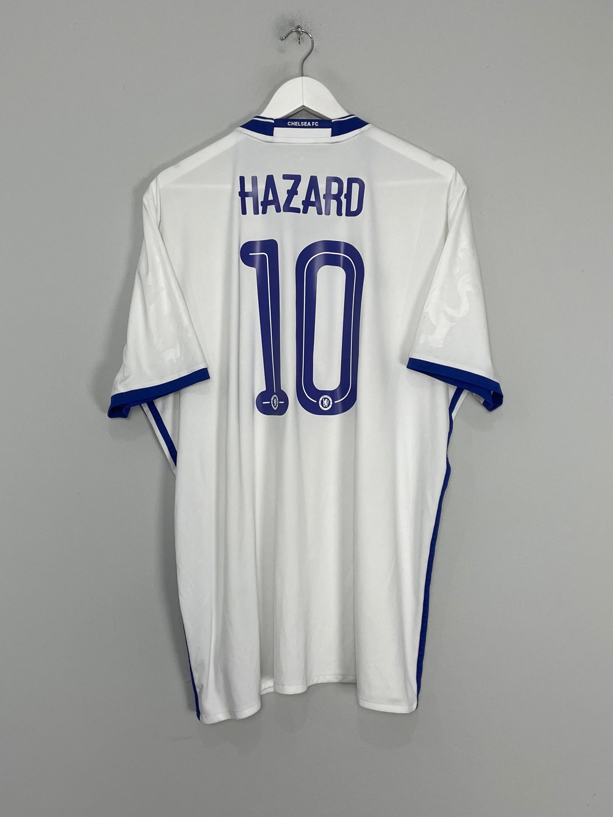 Soft Grip Endurance Gear 2016/17 CHELSEA HAZARD #10 AWAY SHIRT (XXL) ADIDAS