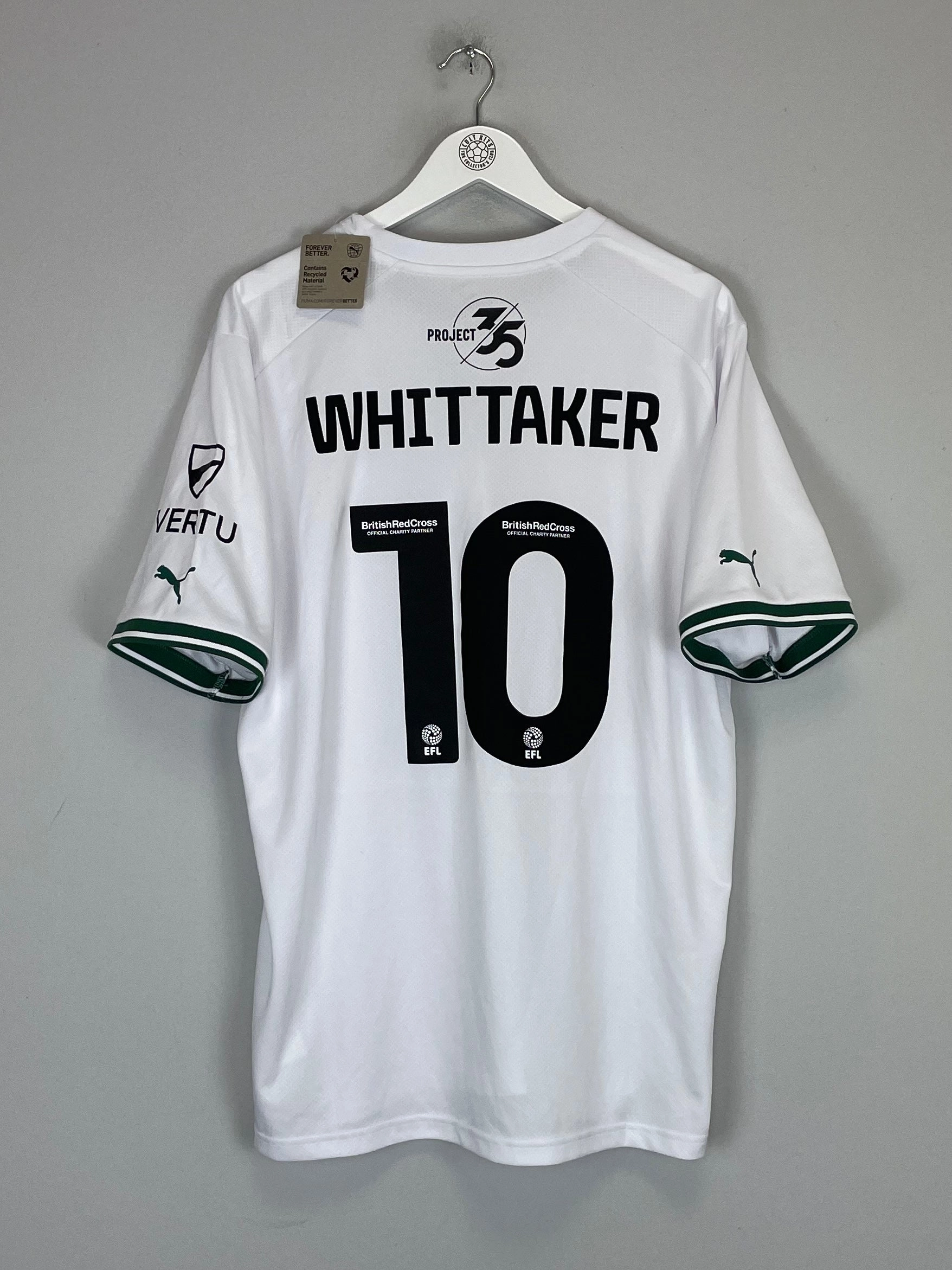 2023/24 PLYMOUTH ARGYLE WHITTAKER #10 *BNWT* AWAY SHIRT (XXL) PUMA Hyper Breathable