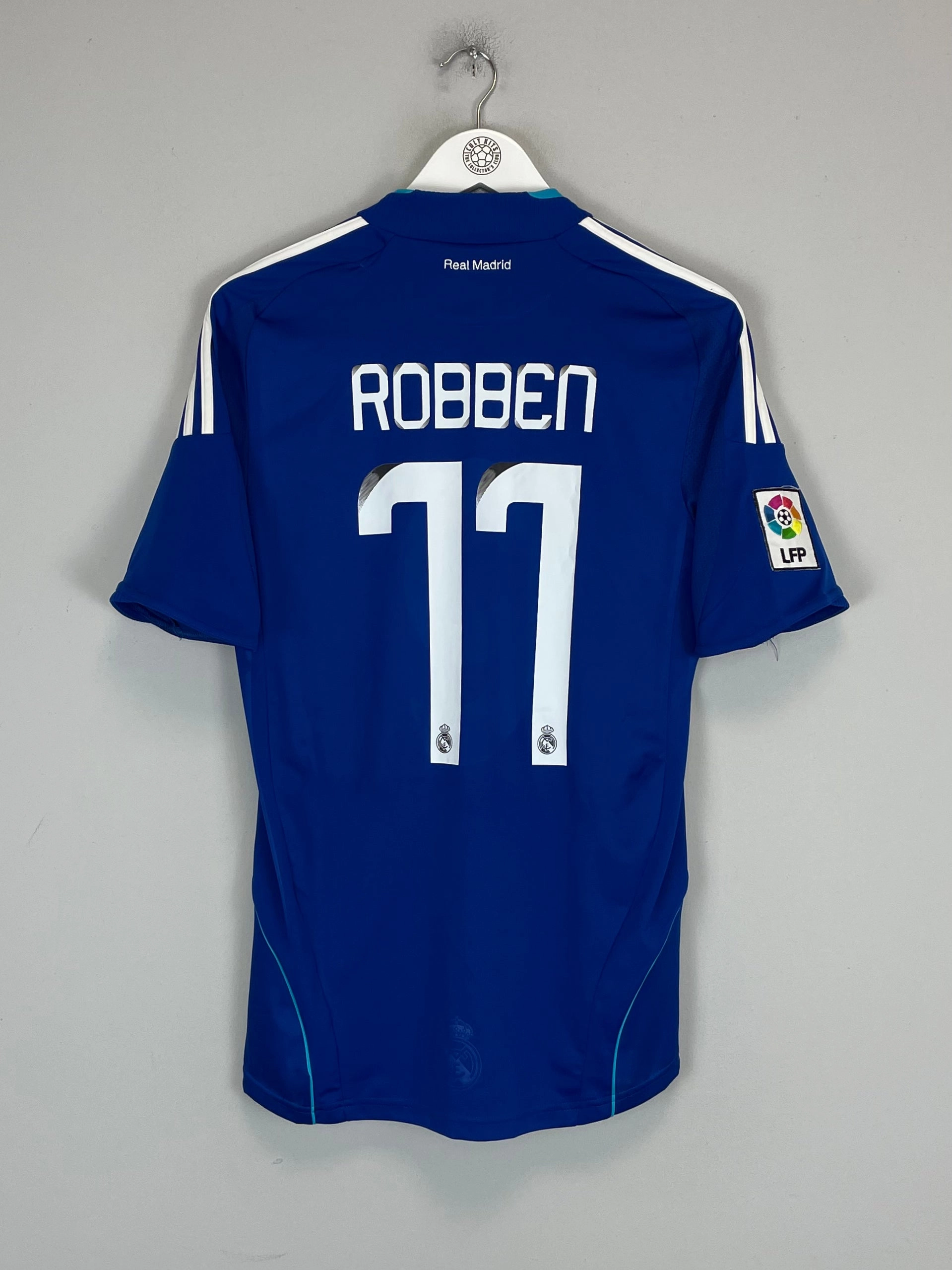 2008/09 REAL MADRID ROBBEN #11 AWAY SHIRT (S) ADIDAS Athletic Wear sprint training
