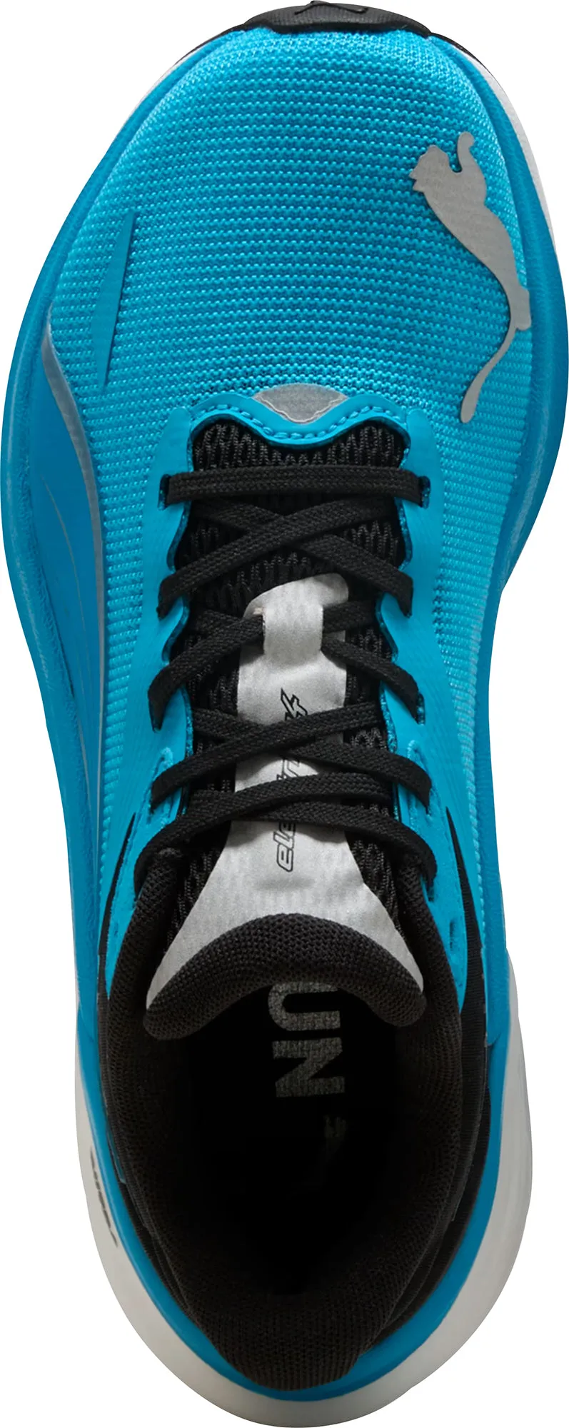 Anti Odor Knit Upper Puma Electrify Nitro 4 Junior Running Shoes - Blue