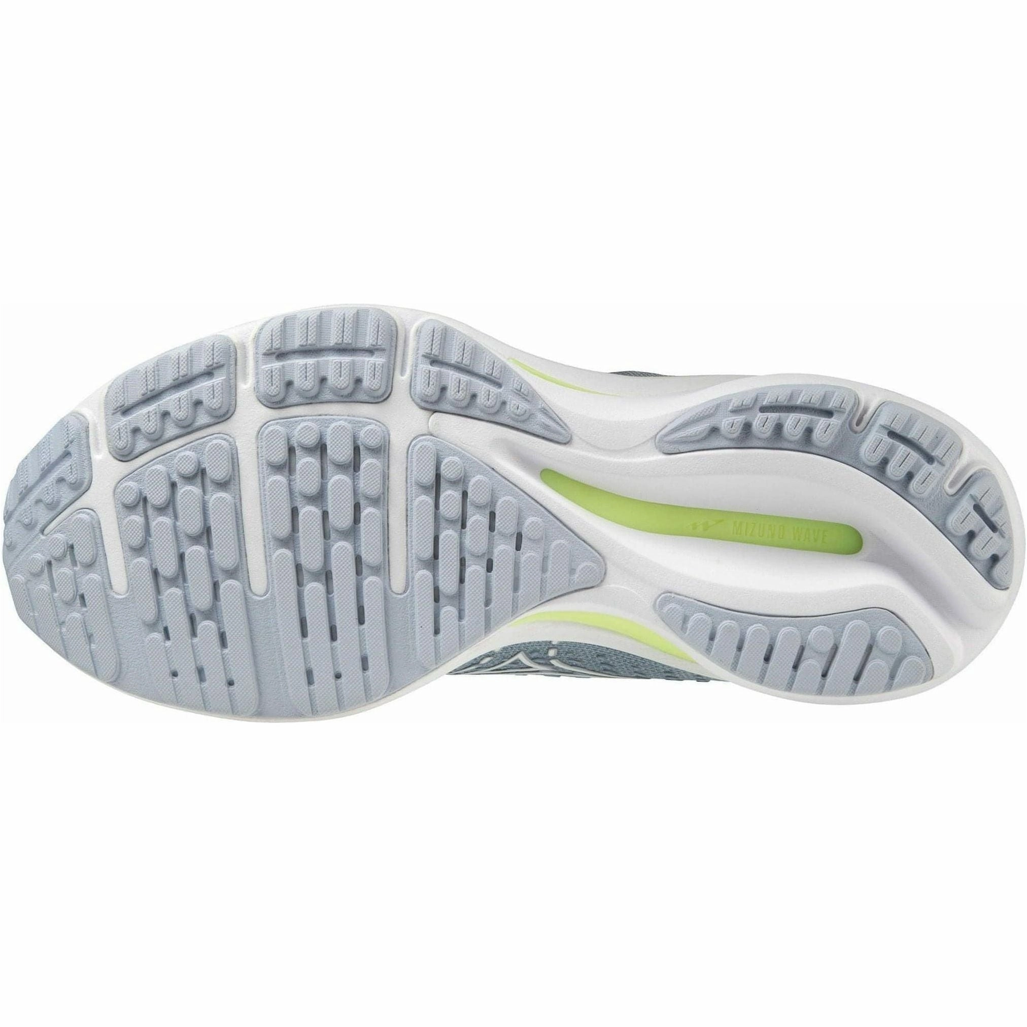 Mizuno Wave Rider 25 Womens Running Shoes - Blue Abrasion Proof Toe Guard Style Move