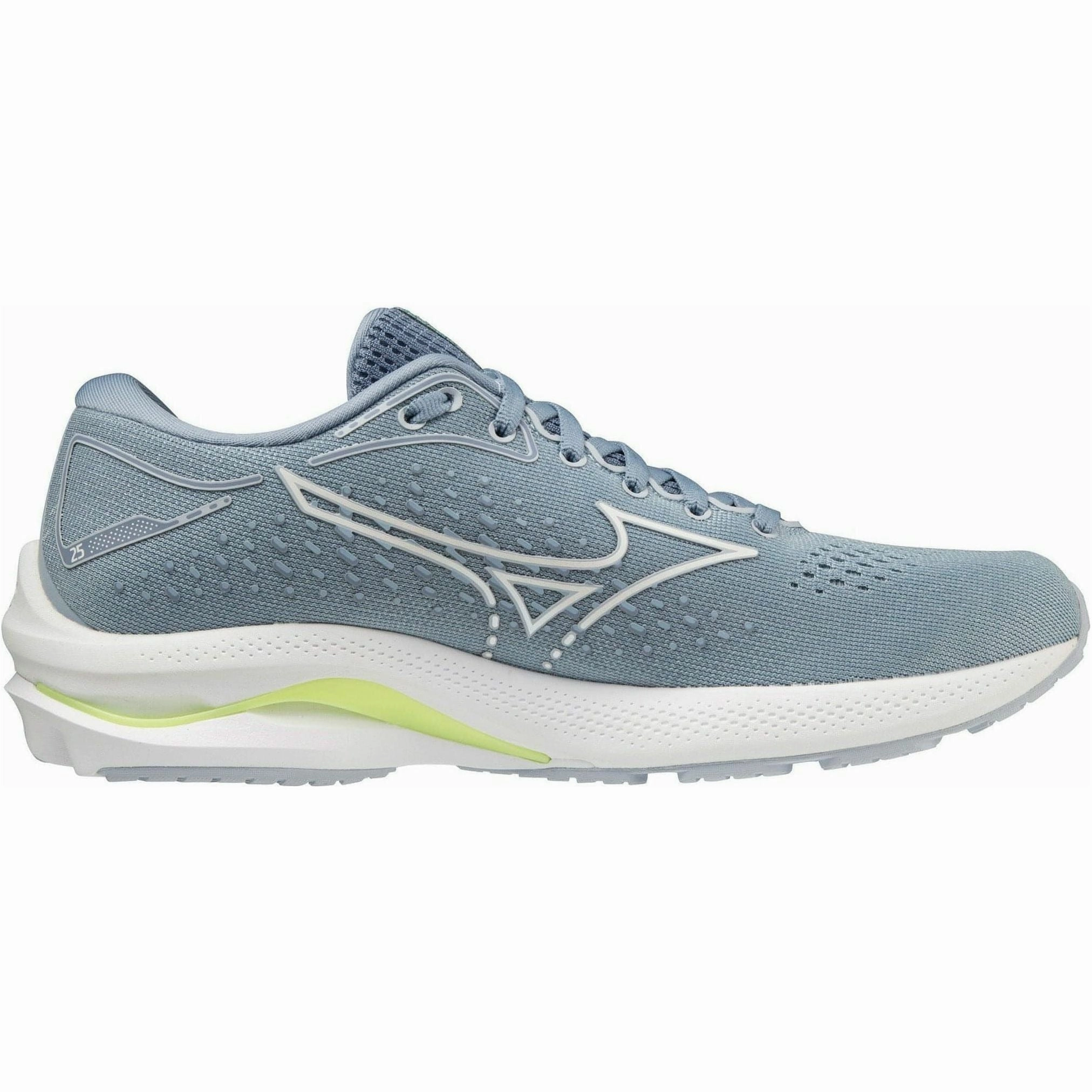 Mizuno Wave Rider 25 Womens Running Shoes - Blue Performance Daily