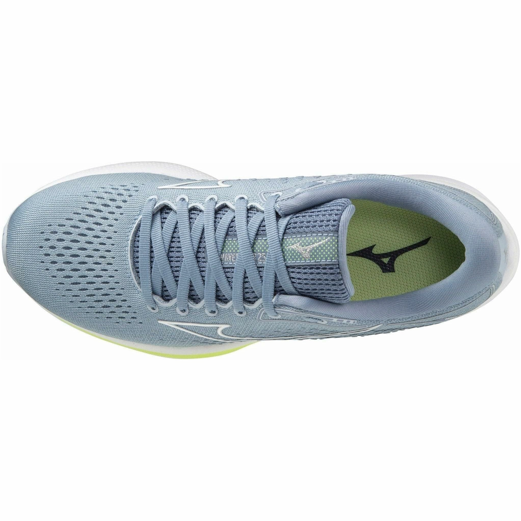 Minimal Design Support Gear Mizuno Wave Rider 25 Womens Running Shoes - Blue