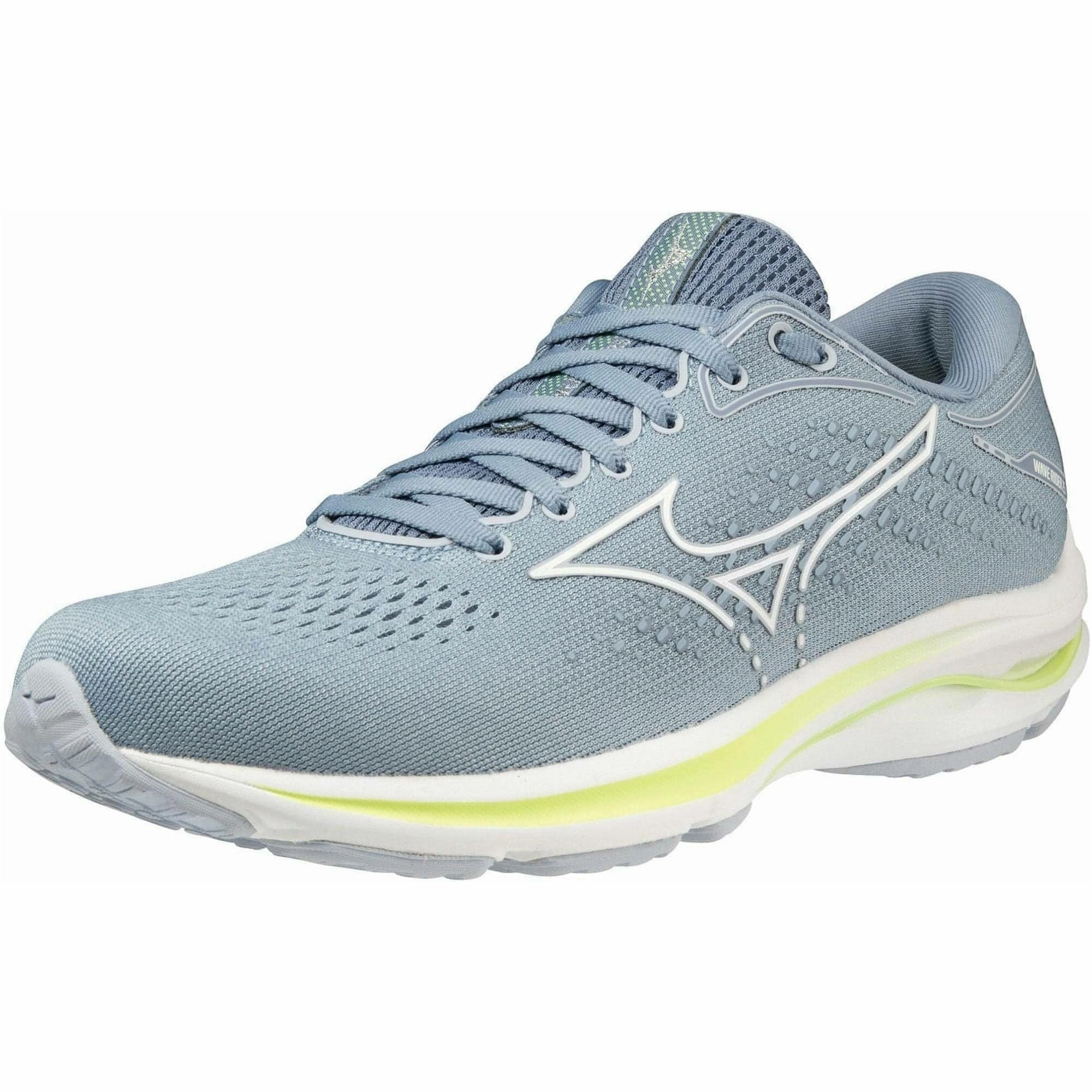 Walking Friendly Mizuno Wave Rider 25 Womens Running Shoes - Blue