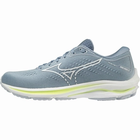 Mizuno Wave Rider 25 Womens Running Shoes - Blue Classy Fit Vegan Friendly Construction