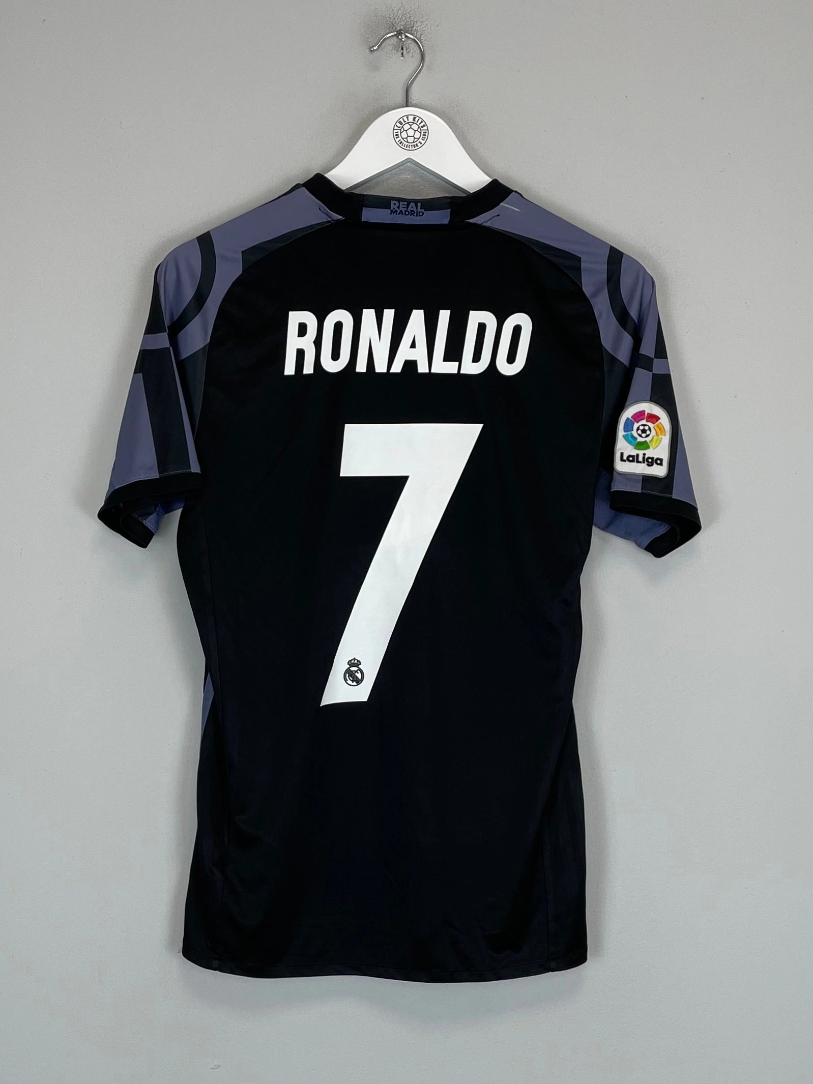 2016/17 REAL MADRID RONALDO #7 AWAY SHIRT (S) ADIDAS Hydrophobic Edge Taping Core Support