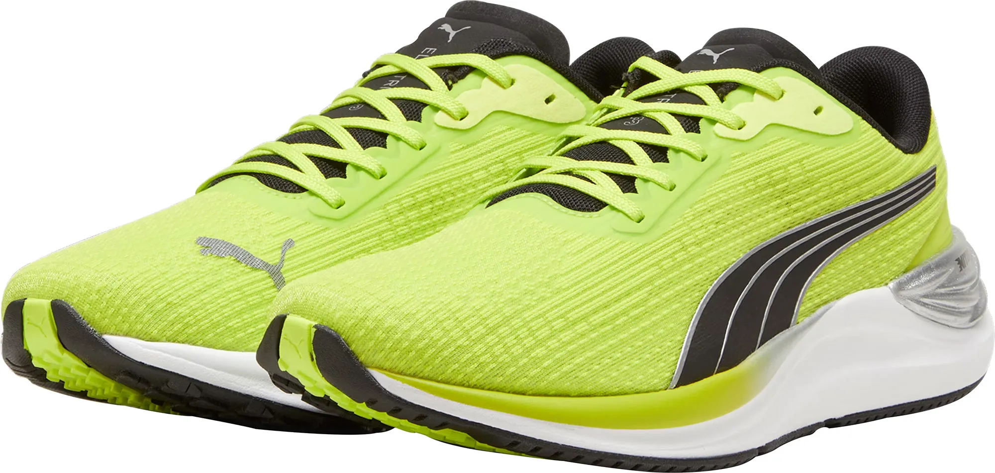 Puma Electrify Nitro 3 Mens Running Shoes - Green Minimalist Construction