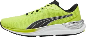 Elastic Gusseted Tongue Compression Activated Fit Puma Electrify Nitro 3 Mens Running Shoes - Green