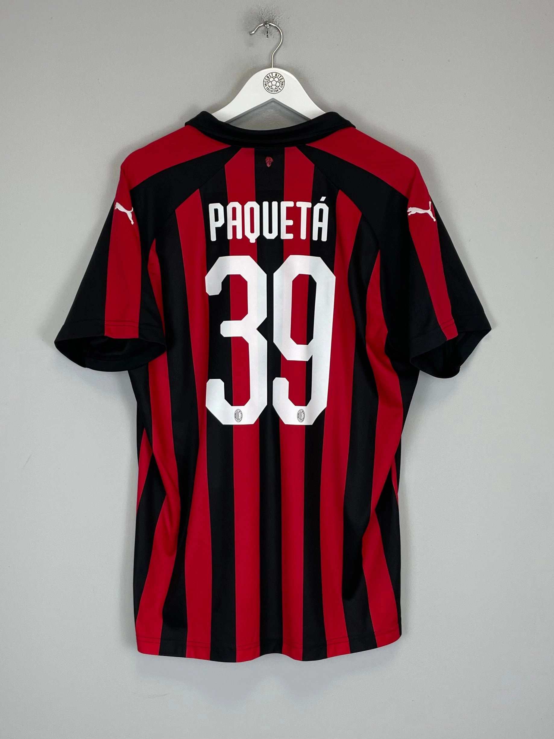 2018/19 AC MILAN PAQUETA #39 HOME SHIRT (XL) ADIDAS Rush Ready