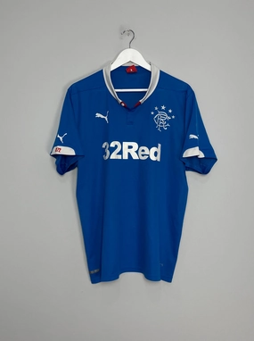 2014/15 RANGERS HOME SHIRT (XL) PUMA Double Stitched Seams