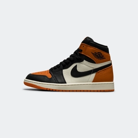 Air Jordan 1 Retro High OG - Black/Black-Sail-Starfish Elastic Gusset Tongue