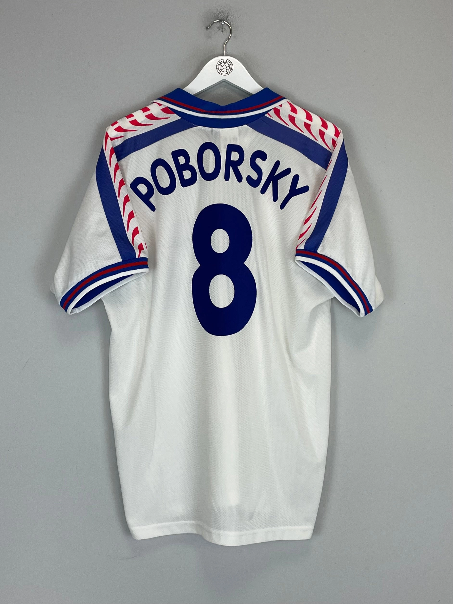 1996/98 CZECH REPUBLIC POBORSKY #8 AWAY SHIRT (XL) PUMA Silent Fit