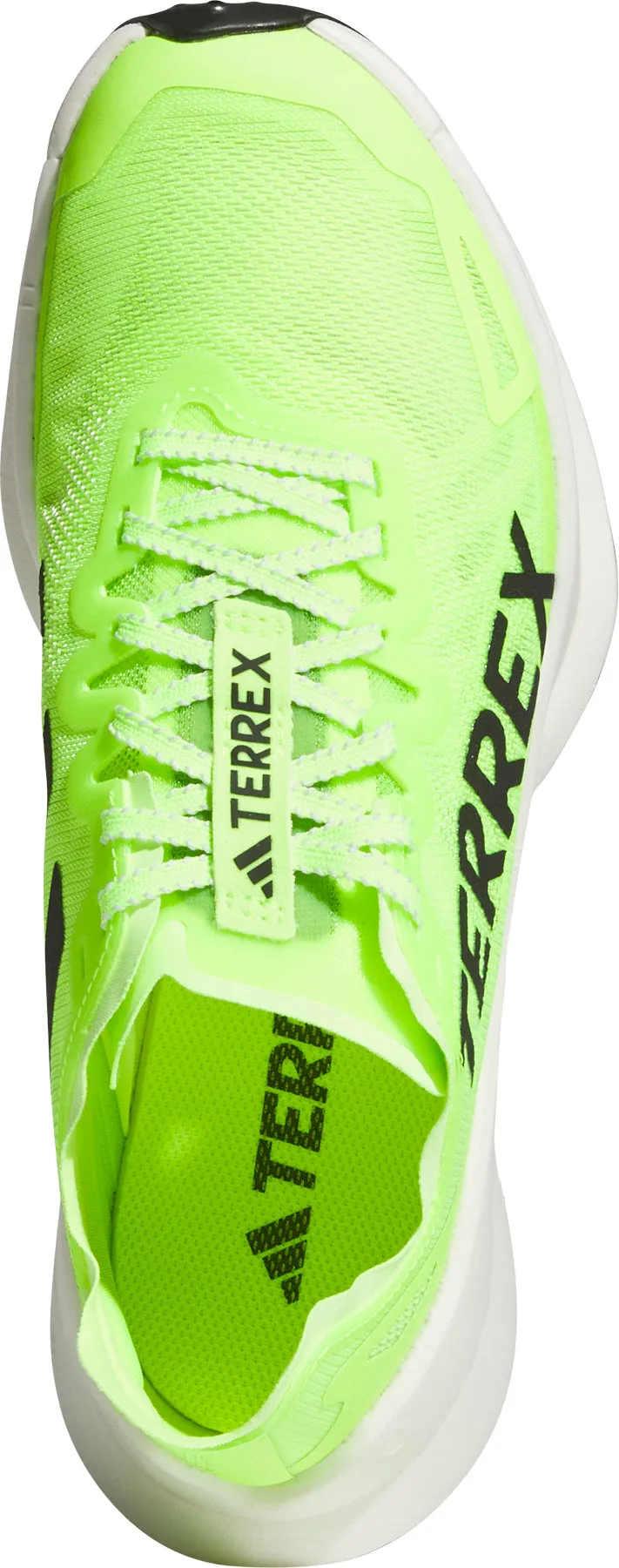 adidas Terrex Agravic Speed Ultra Womens Trail Running Shoes - Yellow Moisture Wicking Sockliner
