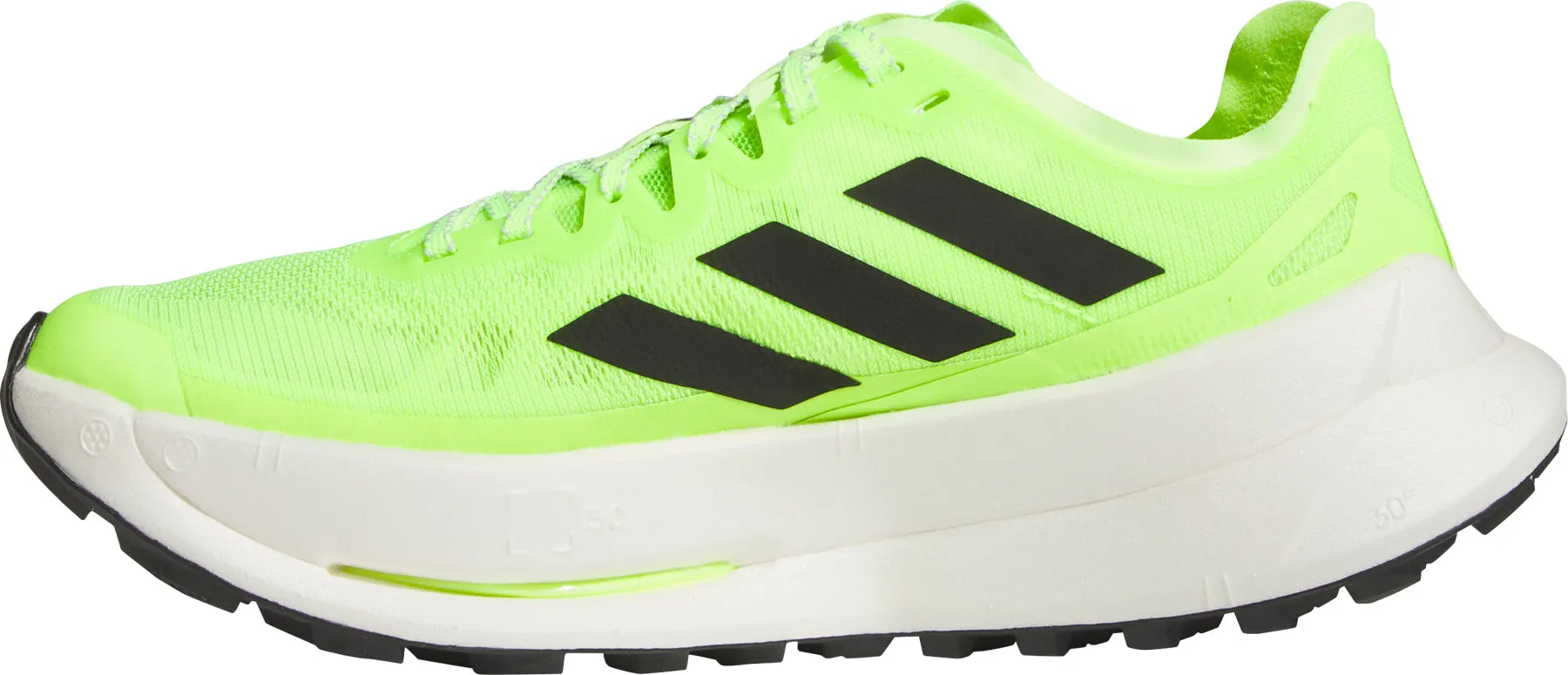 Anatomical Heel Cup adidas Terrex Agravic Speed Ultra Womens Trail Running Shoes - Yellow