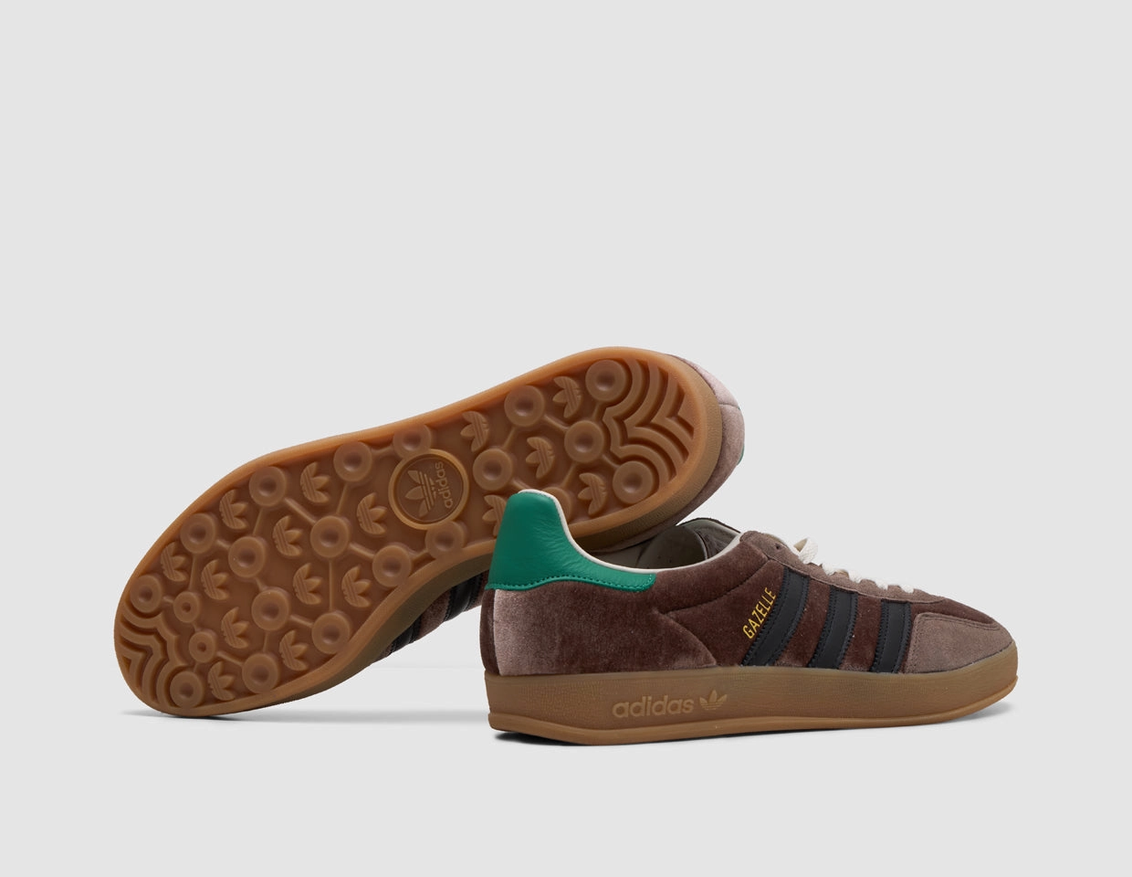 adidas Originals Gazelle Indoor Earth Strata / Core Black - size? exclusive Comfortable toe box Shock Absorber