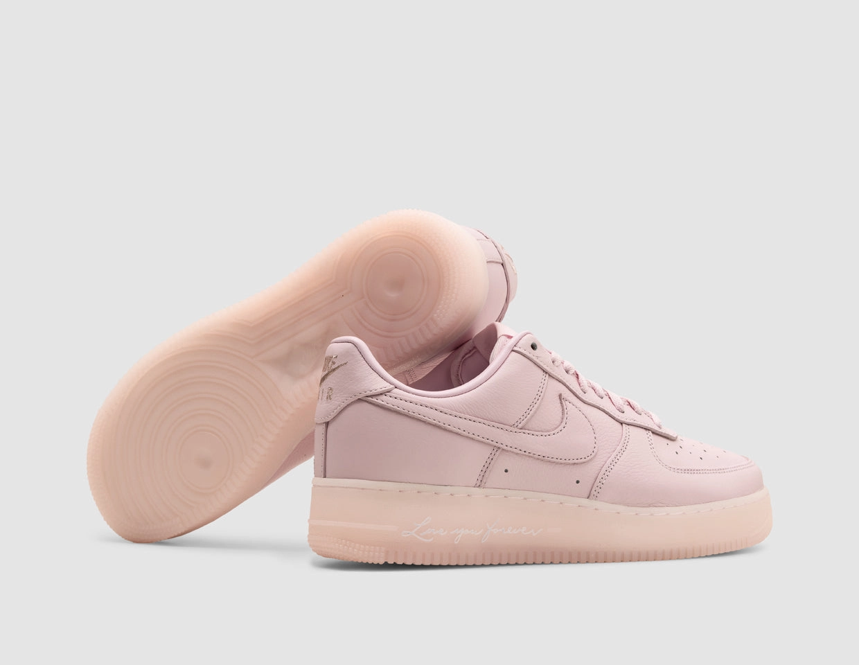 Nike NOCTA Air Force 1 Low SP Pink Foam / Cobalt Tint - Metallic Silver Anti Slip Traction