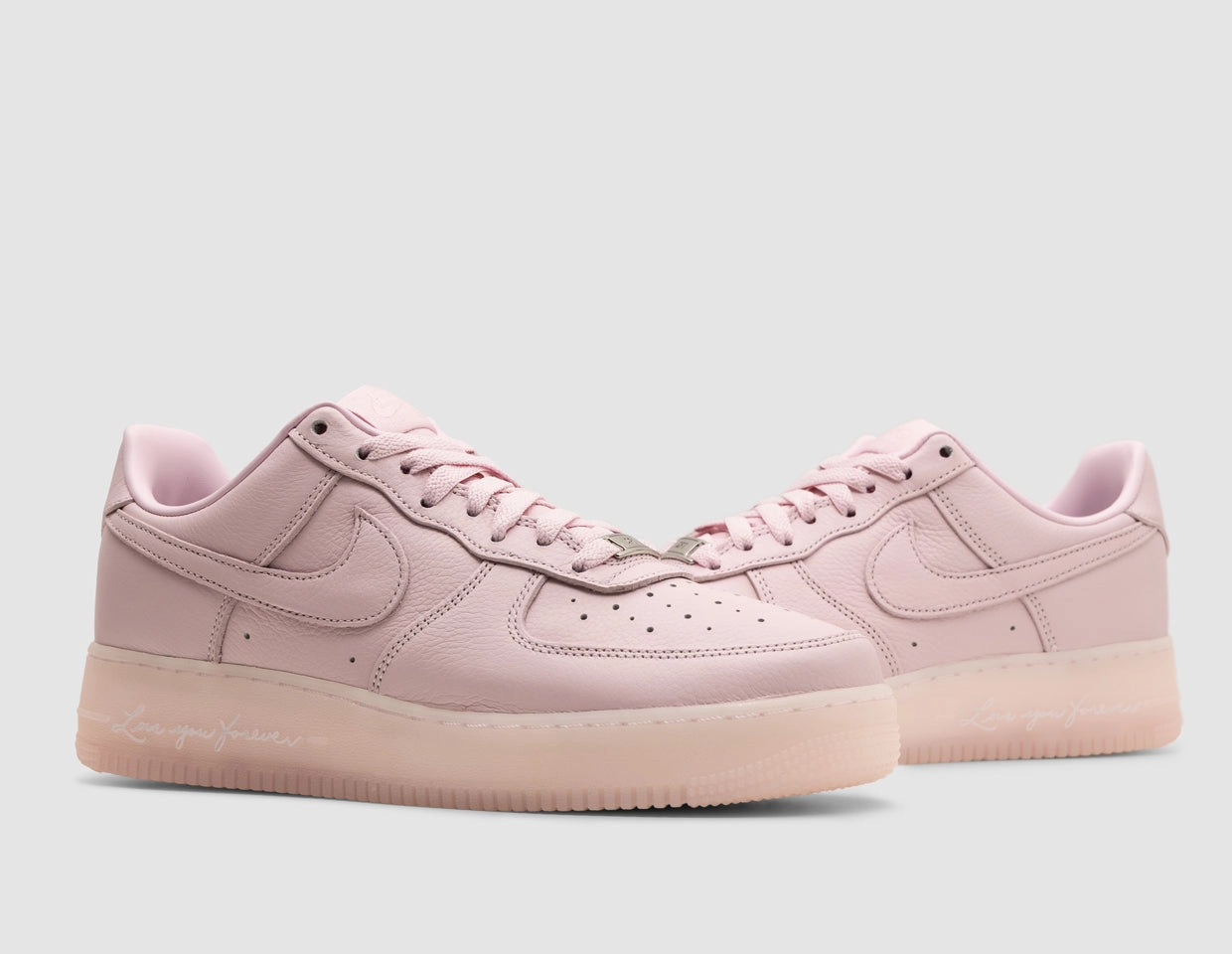 Nike NOCTA Air Force 1 Low SP Pink Foam / Cobalt Tint - Metallic Silver Comfort Midsoles