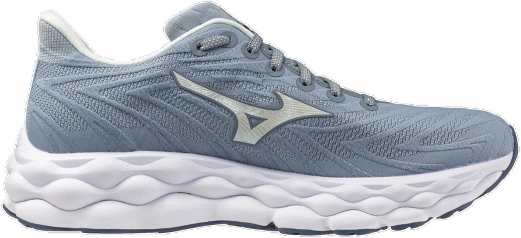 Low Top Mizuno Wave Sky 8 Womens Running Shoes - Grey