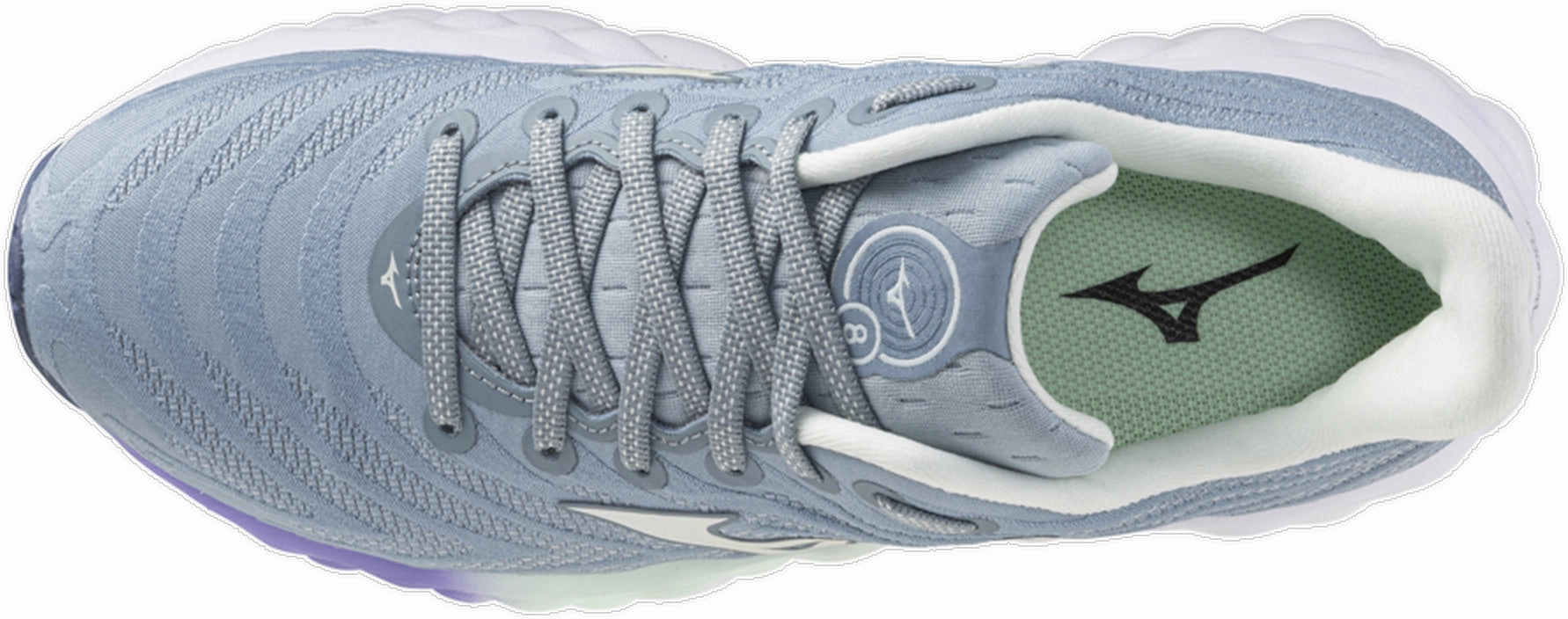 Mizuno Wave Sky 8 Womens Running Shoes - Grey Airy Feel