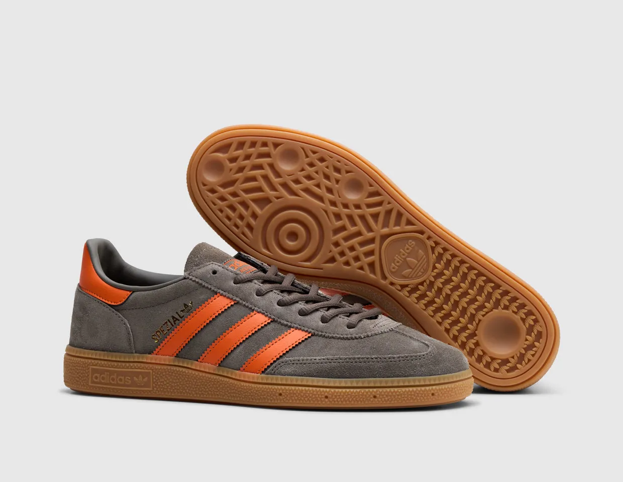 adidas Originals Handball Spezial Cargo Brown / Orange portable shoes pastel - colors