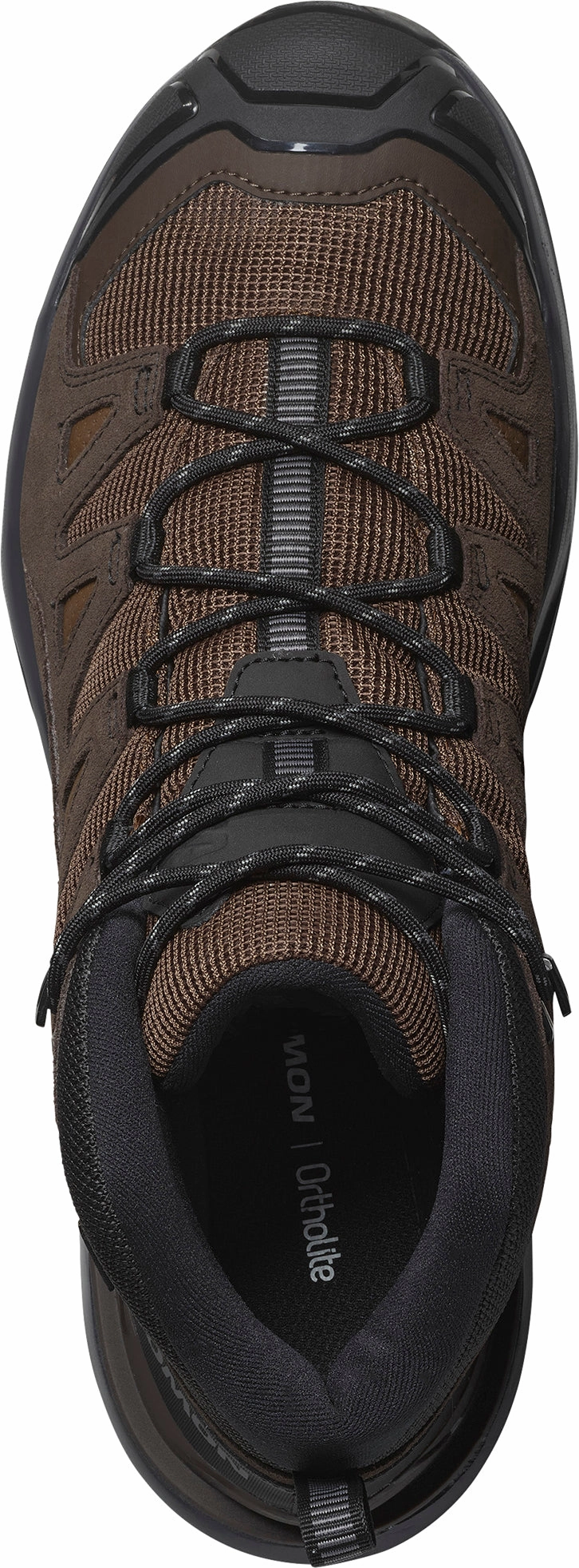 Rock Climber Weather Proof Salomon X Ultra 360 Leather Mid GORE-TEX Mens Walking Boots - Brown