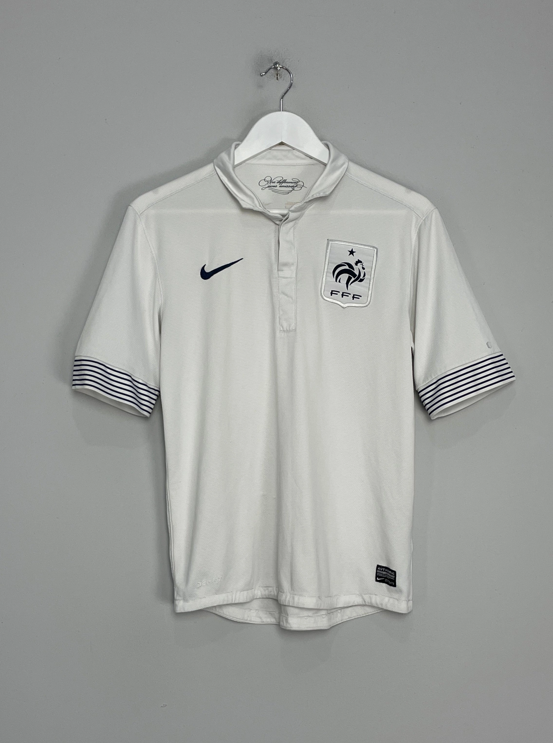 2012/13 FRANCE AWAY SHIRT (S) NIKE Anti Static Finish Quick Evaporation Knit