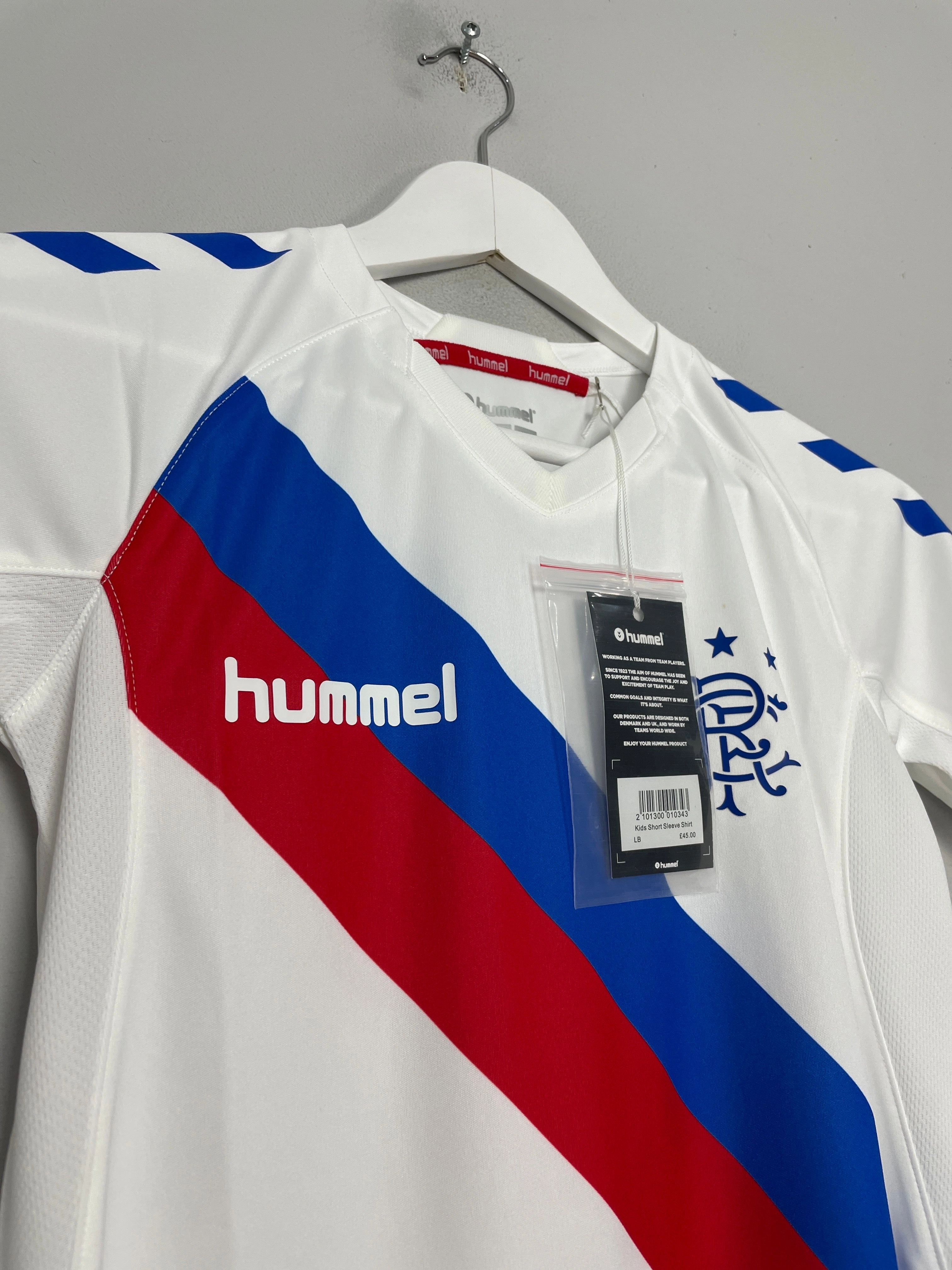 Rapid Dry Reinforced Shoulder Seams 2018/19 Rangers *BNWT* Away Shirt (Kids - Multiple Sizes) Hummel