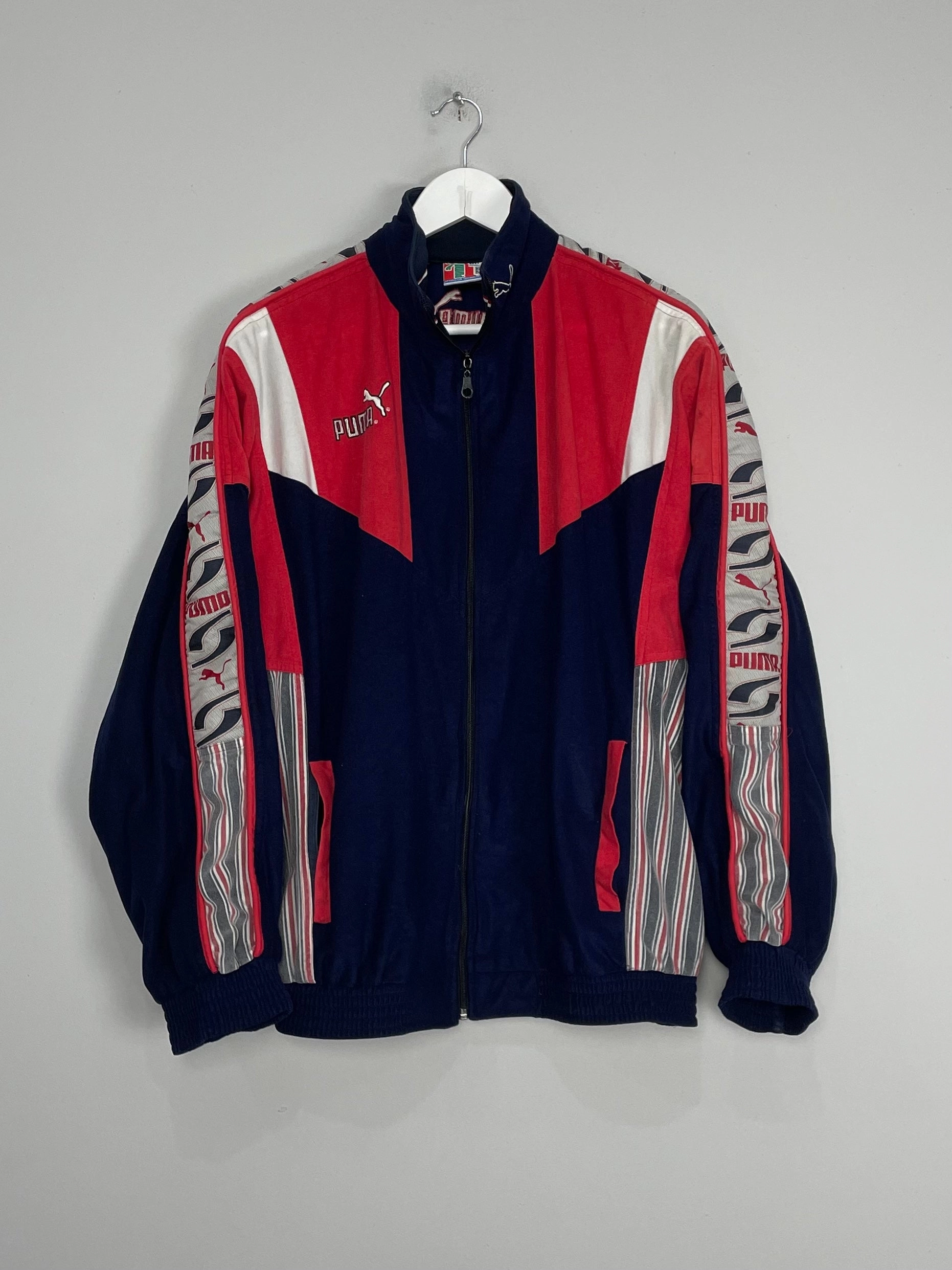 Quick Access Side Vents 1994/95 ATLETICO MADRID TRACK JACKET (L) PUMA