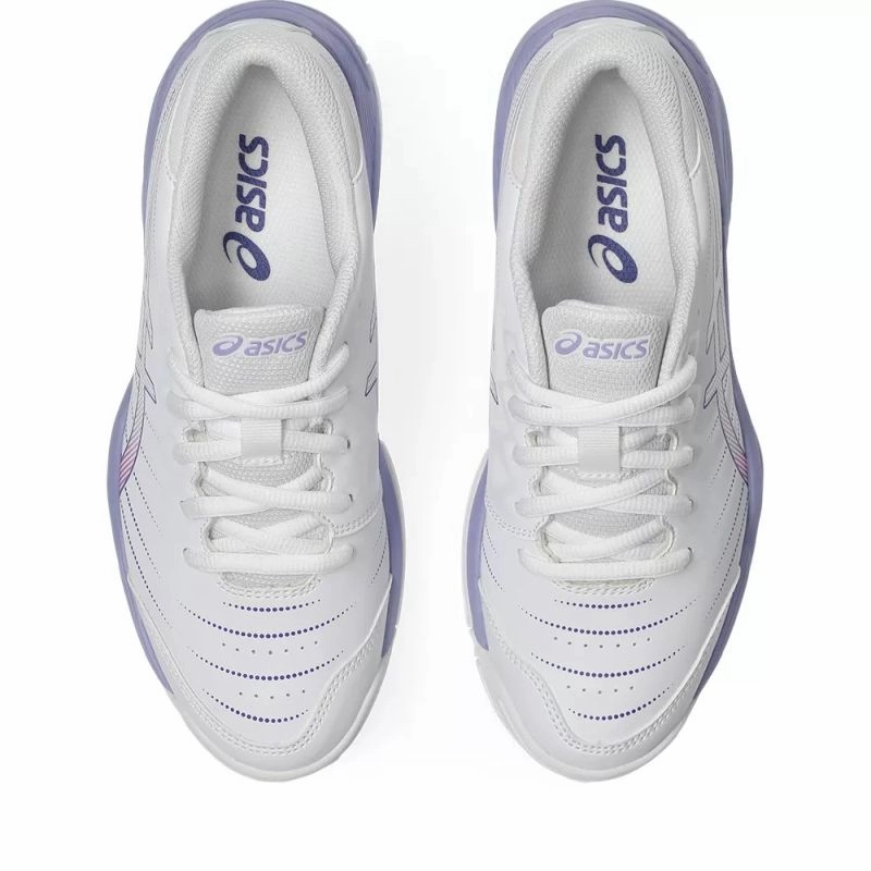 Reflective Safety Details Elastic Collar Design ASICS GEL-Netburner 21 GS Kids Netball Shoes