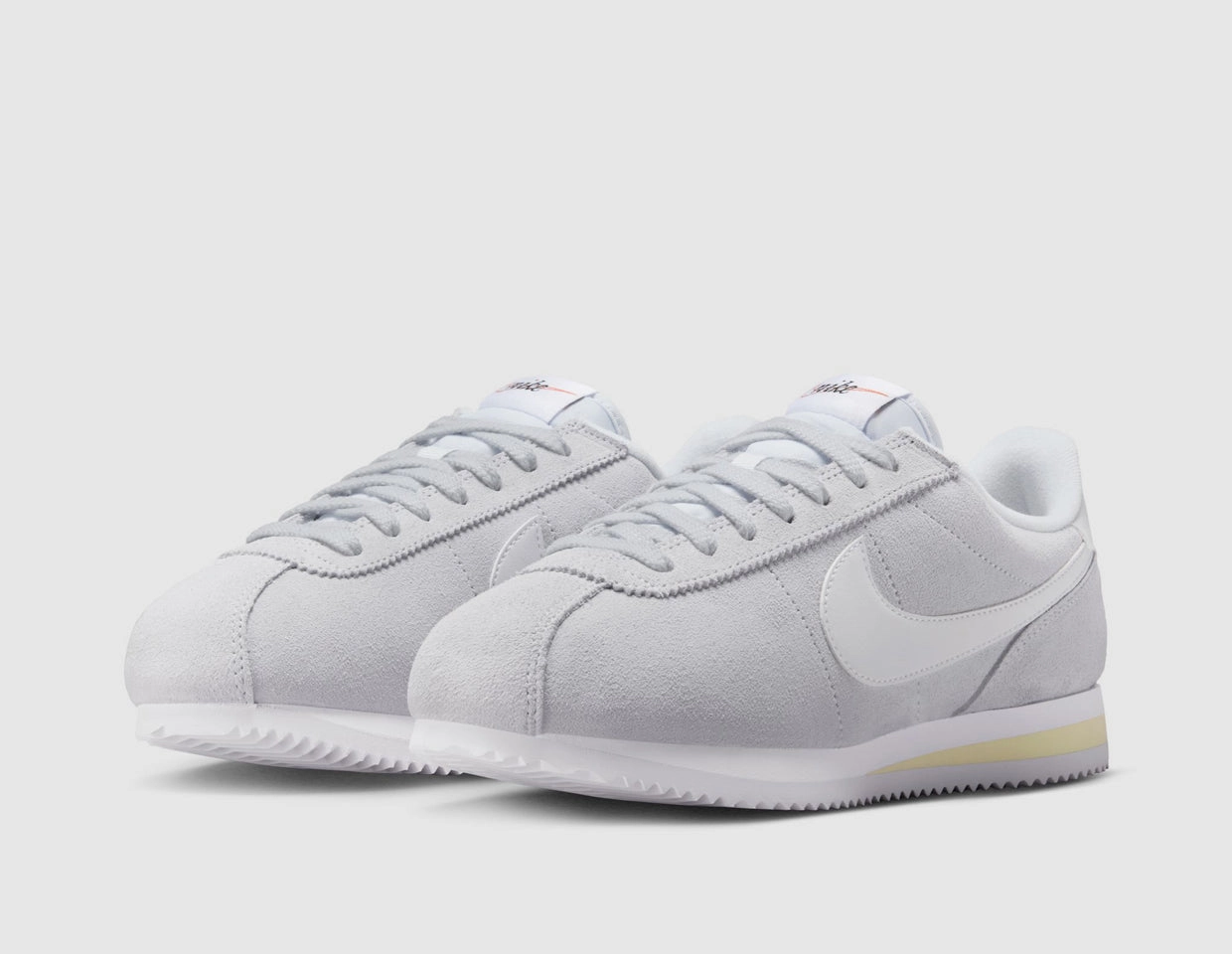 Nike Women's Cortez Football Grey / White - Alabaster Elastic Bands