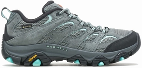 Merrell Moab 3 GORE-TEX Womens Walking Shoes - Grey Trail Climbing Fit Comfort Hiking Boots