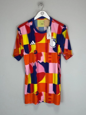 2022/23 BELGIUM *BNWT* PRE MATCH SHIRT (L) ADIDAS Dynamic Comfort