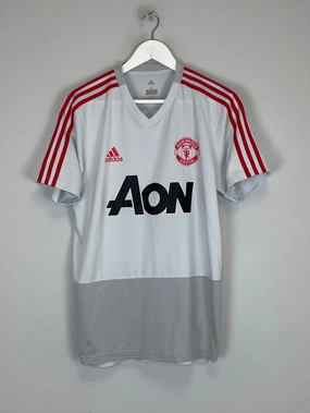 2018/19 MANCHESTER UNITED TRAINING SHIRT (M) ADIDAS Ventilated Design Anti Pilling Technology