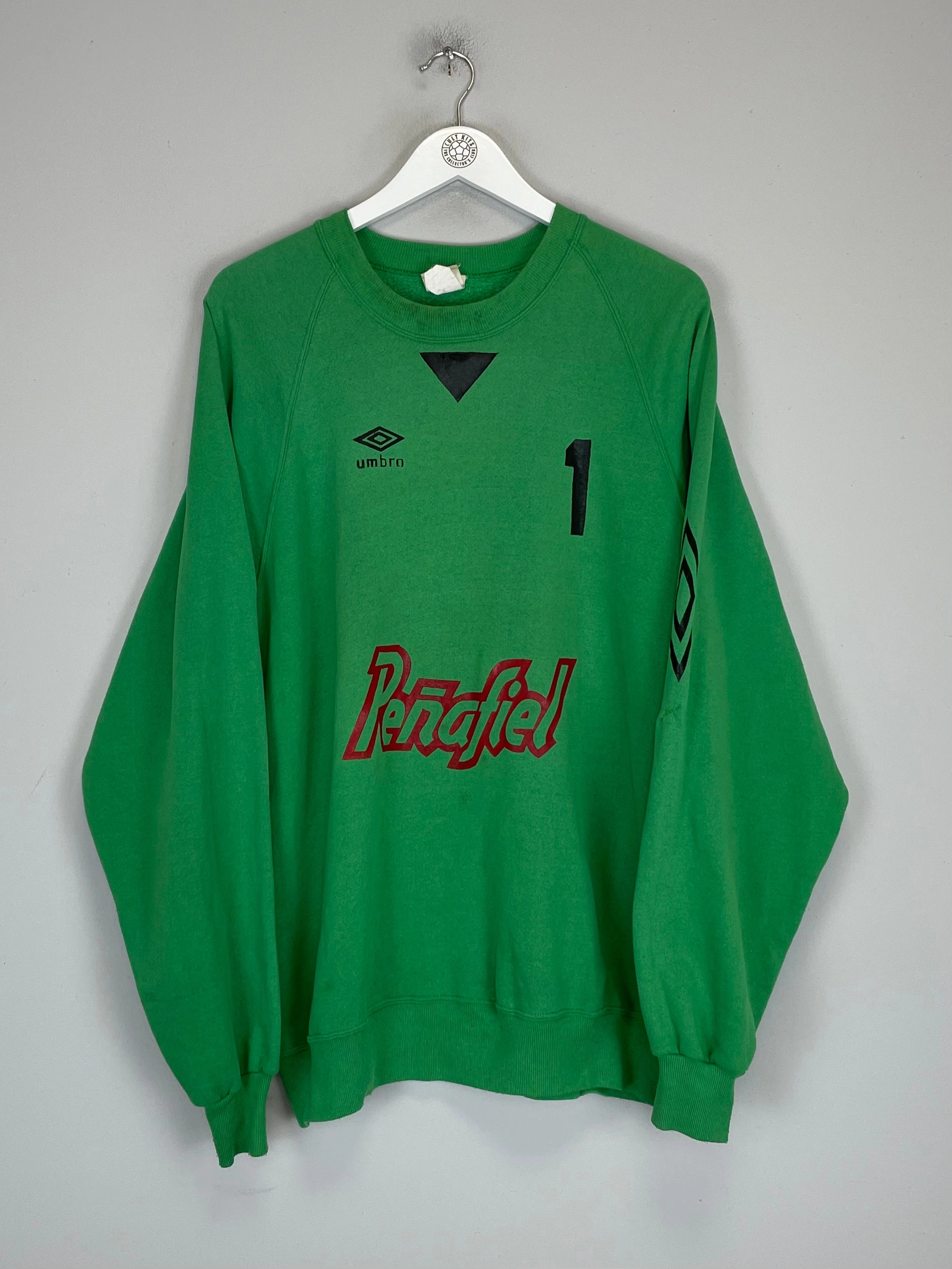 1990s MEXICO #1 TRAINING JUMPER (XL) UMBRO Breathable knit