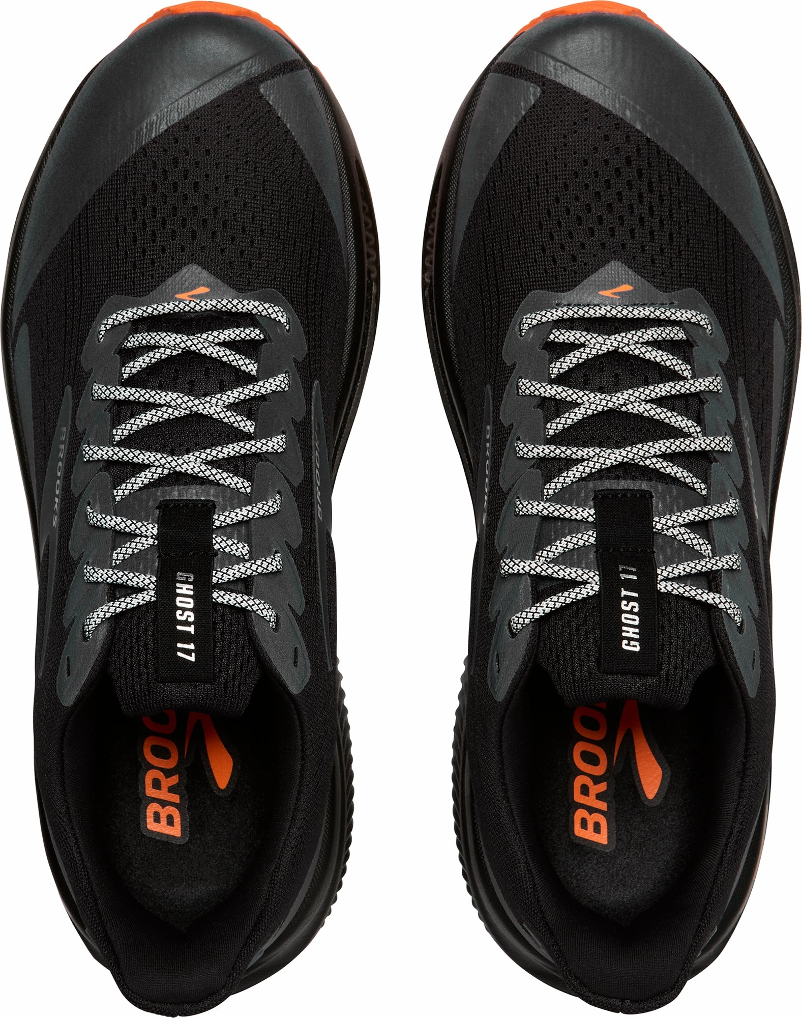 Stylish Pick Brooks Ghost 17 Womens Running Shoes - Black