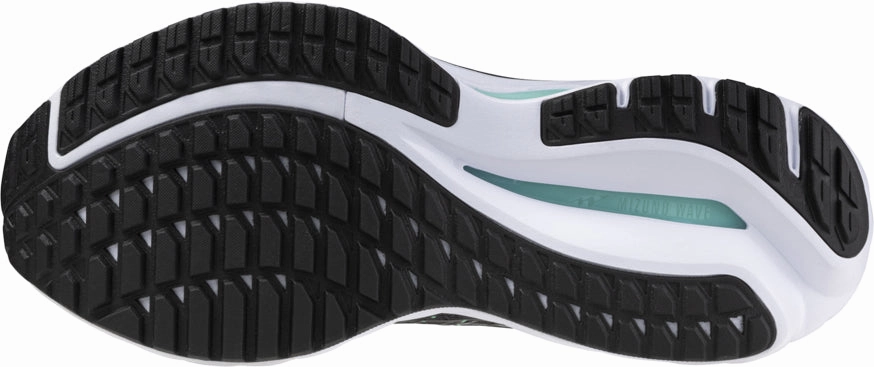 Mizuno Wave Inspire 20 WIDE FIT (D) Womens Running Shoes - Grey Flexibility Layered silhouette