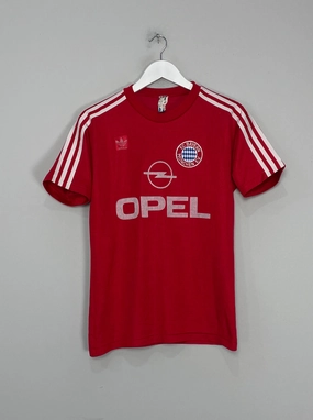 1989/91 BAYERN MUNICH HOME SHIRT (S) ADIDAS Thermal regulation Eco Friendly Production