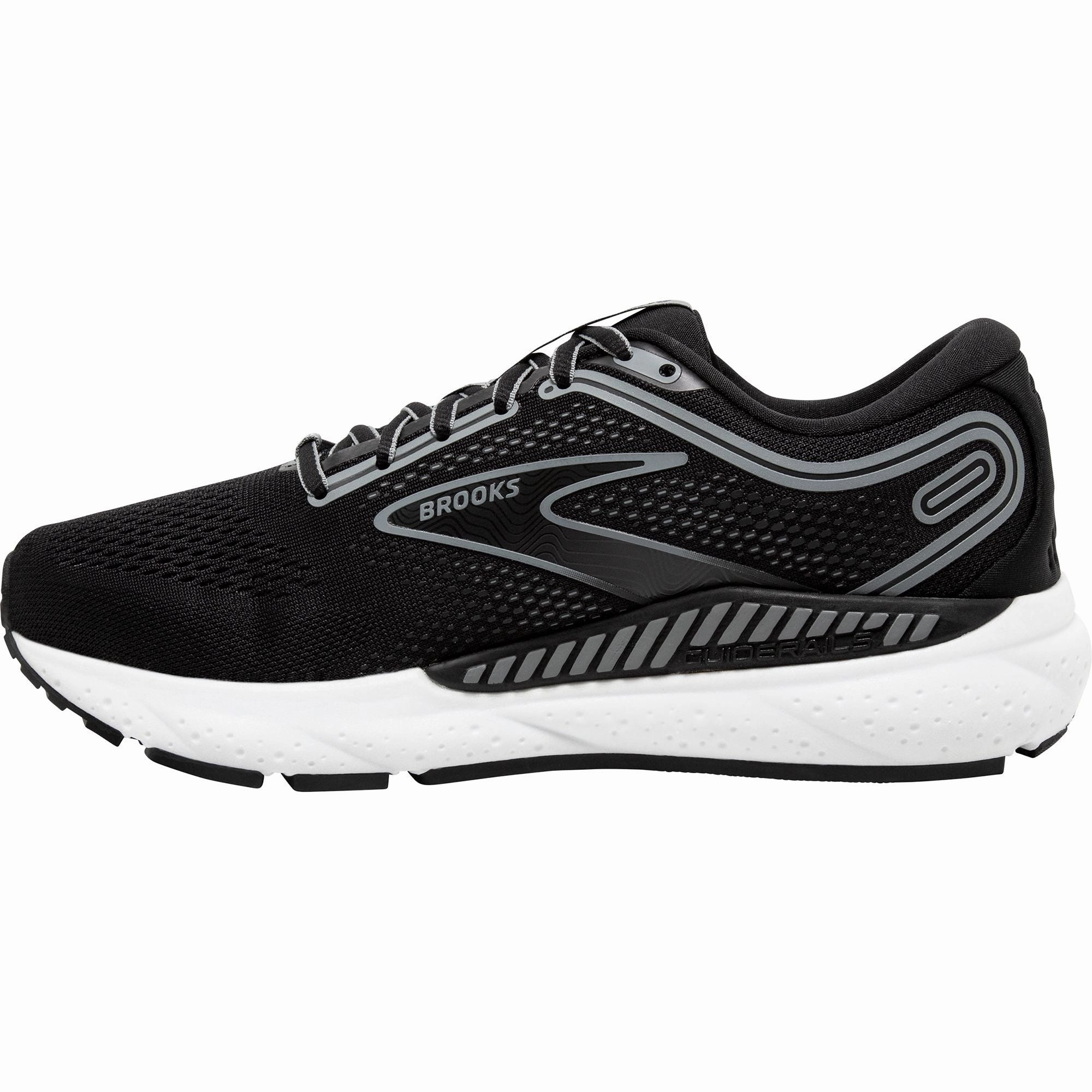 Heel Counter Structure Odor   Resistant Brooks Ariel GTS 23 WIDE FIT Womens Running Shoes - Black