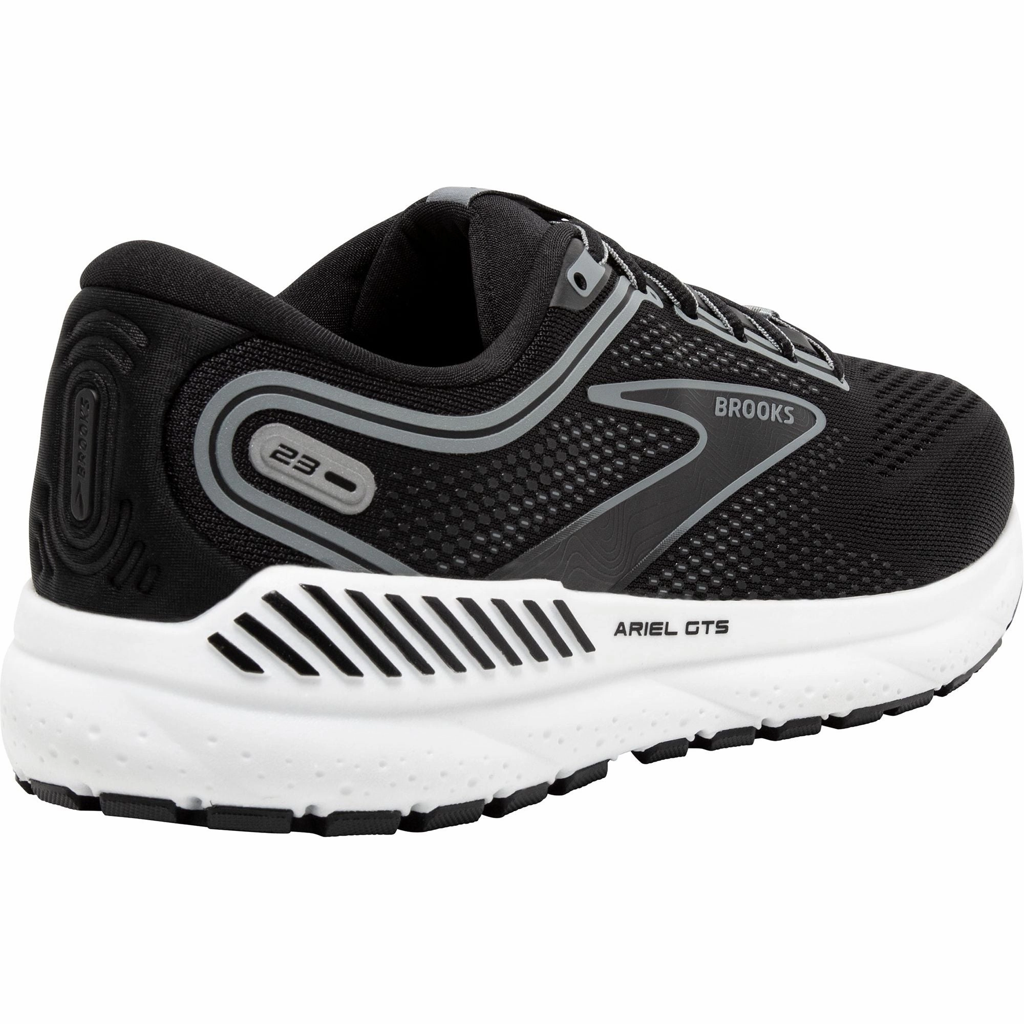 Brooks Ariel GTS 23 WIDE FIT Womens Running Shoes - Black retro look